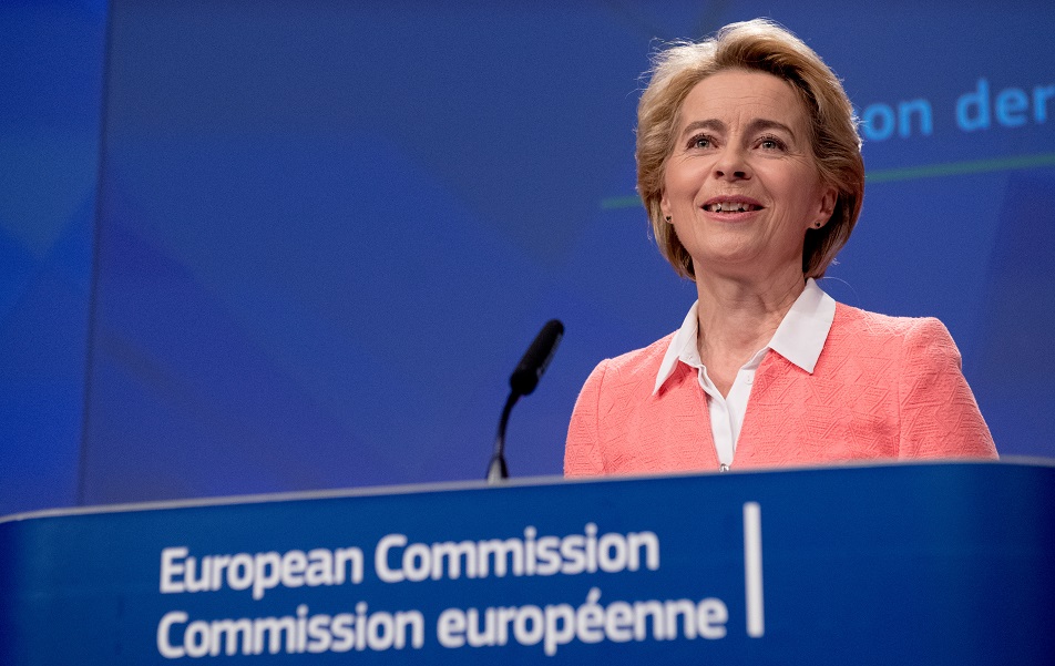 Press conference of Ursula von der Leyen, President-elect of the EC